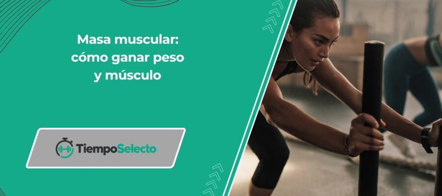 Masa muscular: cómo ganar peso y músculo