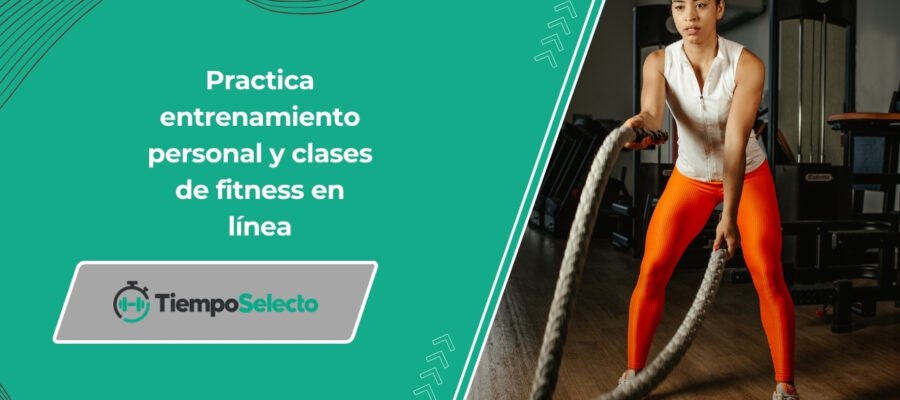 Practica entrenamiento personal y clases de fitness en línea