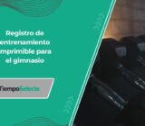 Registro de entrenamiento imprimible gratis para el gimnasio –
